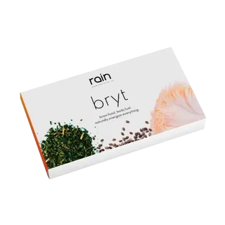 Rain Bryt, kapslar med grönt te, lion’s mane och chiafrön