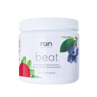 Rain Beat, rödbetsdryck med granatäpple och blåbär